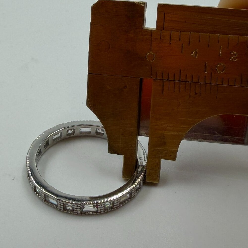 Sterling Silver Rings Stackable Infinity Band Lot… - image 6